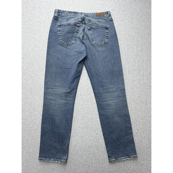 AG Adriano Goldschmied Ex Boyfriend Jeans Womens 27 Blue Mid Rise 27x29.5 Denim - Picture 9 of 11